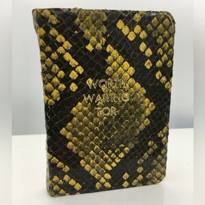 NEW Henri Bendel || Mini WORTH WAITING FOR Notebook || Collectors Item